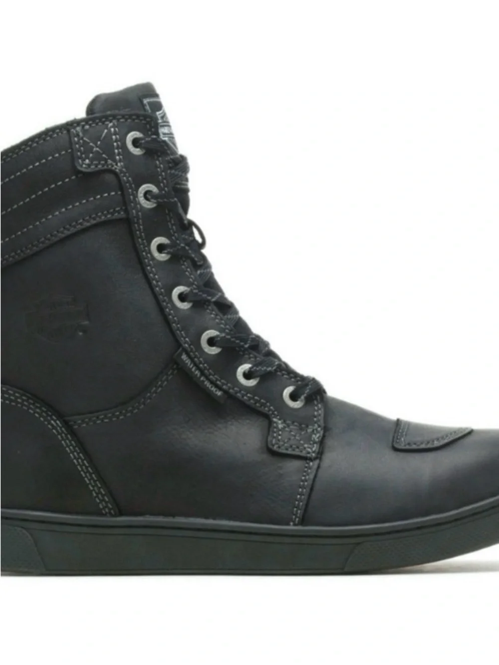 HARLEY DAVIDSON Men’s Black Moto Leather Boots Size 10. OBO!!!!